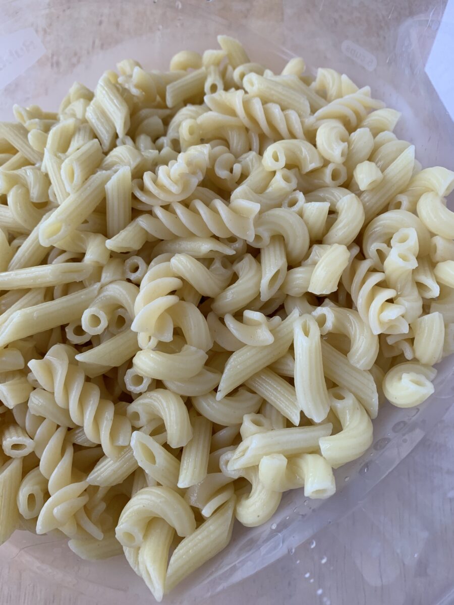 cooked pasta