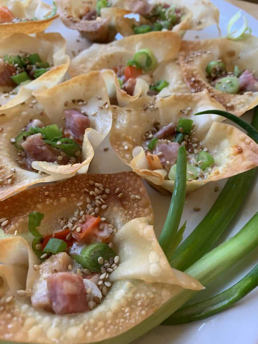 Pork Wonton Stars - crinkledcookbook.com