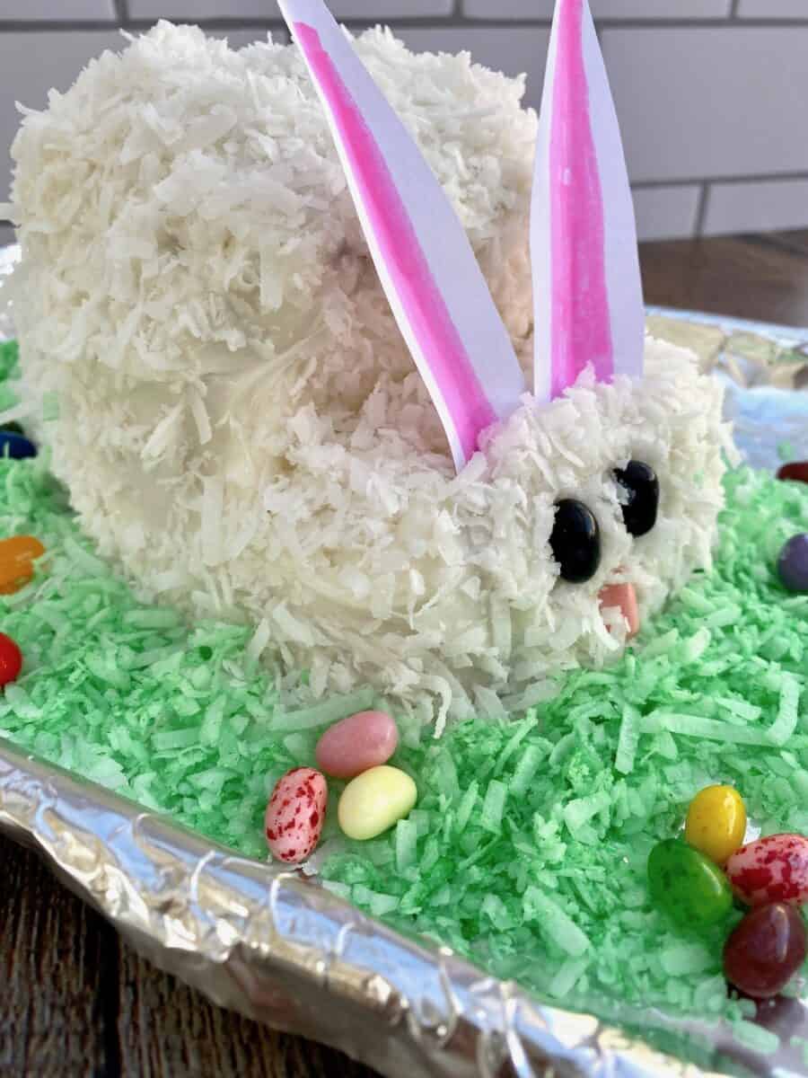 Easter Bunny Cake - Walking On Sunshine Recipes