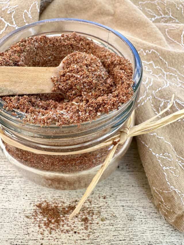 Homemade Taco Seasoning Crinkled Cookbook